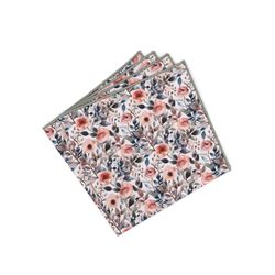 Mr. Célestin Einstecktuch - Sanjo - grau/pink (Light Guava)