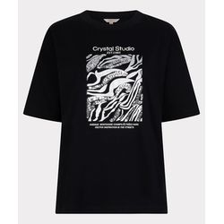 Esqualo T-shirt - Crystal Studio - black (BLACK)