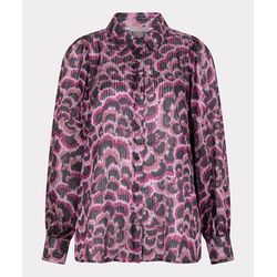 Esqualo Bluse mit Allover-Muster - pink/violet (PRINT)