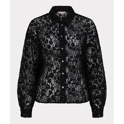 Esqualo Spitzenbluse - schwarz (BLACK)