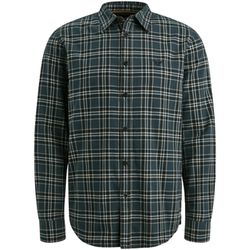 PME Legend Shirt with checked pattern - blue (Blue)