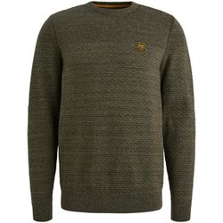 PME Legend Cotton mouliné sweater - green (Green)