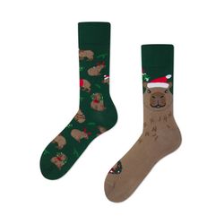 Many Mornings Socks - Merrybara - brown/green (00)