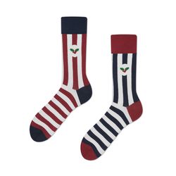 Many Mornings Socks - Classy Xmas - blue/red (00)