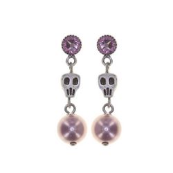 Konplott Earrings - Pirates in Paris - violet (0040)