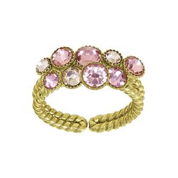 Konplott Ring - Water Cascade - pink/gold (0040)