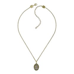 Konplott Halskette mit Anhänger - Chinoiserie - braun/gold (0040)