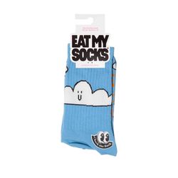 Eat My Socks Socks - Cloud - blue (00)