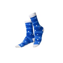 Eat My Socks Christmas socks - blue/white (00)