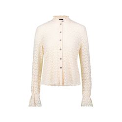 Zero Spitzenbluse mit Knopfleiste - gelb (1056)