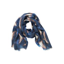 Cartoon Basic-Schal - blau/grün (8843)