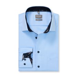 Olymp Comfort Fit: Businesshemd - blau (11)