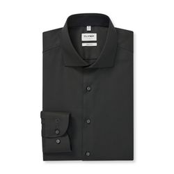 Olymp Body Fit: Business Shirt - gray/green (48)