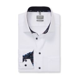 Olymp Comfort Fit: Business shirt - white (00)