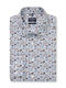 Olymp Modern Fit: Business Shirt - blue/green/white (00)