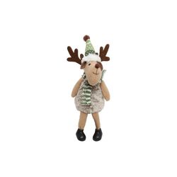 Countryfield Cerf avec tronc d'arbre - beige/brun/vert (Multi)