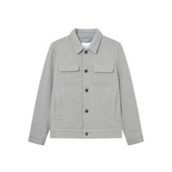 Les Deux Nash Twill-Wolljacke - grau (320)