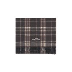 Les Deux Check Wool Scarf - brown (844)