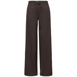 Street One Studio Pants with galloon stripes - brown (17264)