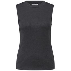 Street One Studio Glitzerndes Strick-Look Top - grau (17163)