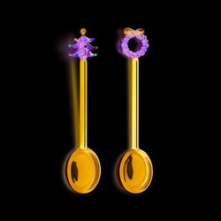 &Klevering Löffel - merry set - blau (00)