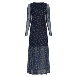 MSCH COPENHAGEN Kleid - MschGinie Illenora  - blau (Mari Blue Flwr)