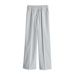 Opus Pants Wide-leg trousers - Mucia - gray (8056)
