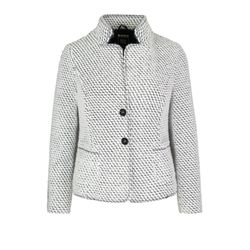 Bianca Kurzblazer mit 2-Knopf-Verschluß - Joalina - schwarz/weiß (979)