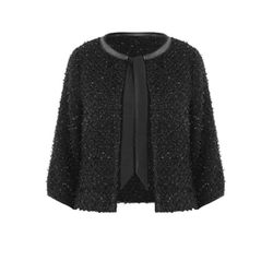 Bianca Jackenblazer mit Schleife - Thea - schwarz (070)