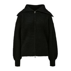 Q/S designed by Boucle cardigan with zip   - black (9999)