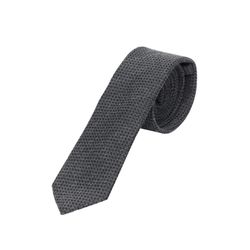 s.Oliver Black Label Jacquard-Krawatte in Woll-Optik - grau (95K3)
