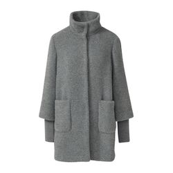 s.Oliver Black Label Soft coat with stand-up collar   - gray (98W4)