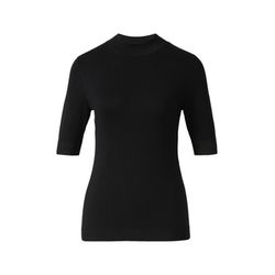 comma Half-sleeved shirt with glitter thread  - black (9999)