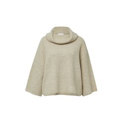 comma Boxy fit poncho sweater - brown (82W2)