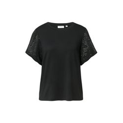 comma Stylish jersey T-shirt   - black (9999)