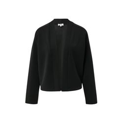 s.Oliver Red Label Open-front cardigan in scuba fabric   - black (9999)