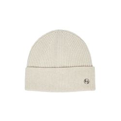 comma Strickmütze mit Glitzergarn  - beige (81W2)