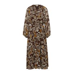 s.Oliver Red Label Relaxed-cut chiffon dress  - brown (89A2)