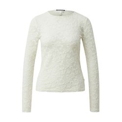 Q/S designed by Long-sleeved lace shirt   - white (0200)