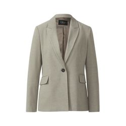 s.Oliver Black Label Blazer cintré à l'aspect chiné  - beige (9400)