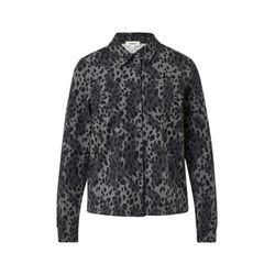 s.Oliver Red Label Hemdbluse mit verlängertem Rückensaum - grau (98A2)