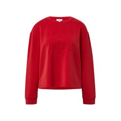 s.Oliver Red Label Scuba sweatshirt with front embossing  - red (33D0)