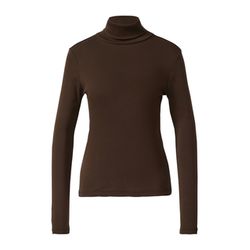 s.Oliver Red Label Long-sleeved slim-fit t-shirt with turtleneck   - brown (8945)