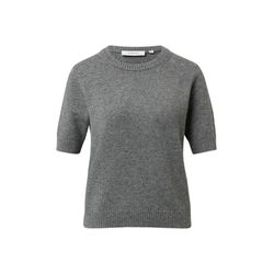 comma Wool blend knitted jumper with half sleeves  - gray (95W5)