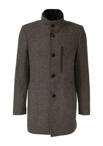 Black Label Manteau classique avec insert amovible brun