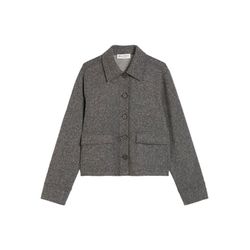 Marc O'Polo Tweed-Jerseyjacke regular aus Organic Cotton-Mix - grau (K77)