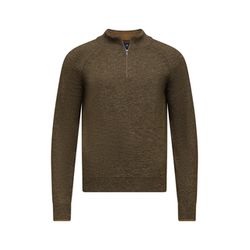 State of Art Sweater with stand-up collar - brown (8337)