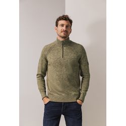 State of Art Sweater with stand-up collar - white (1488)