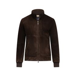 State of Art Regular Fit Jacke aus Ziegenvelours - braun (8900)