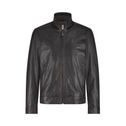 State of Art Lammlederjacke mit Reißverschluss - schwarz (8900)